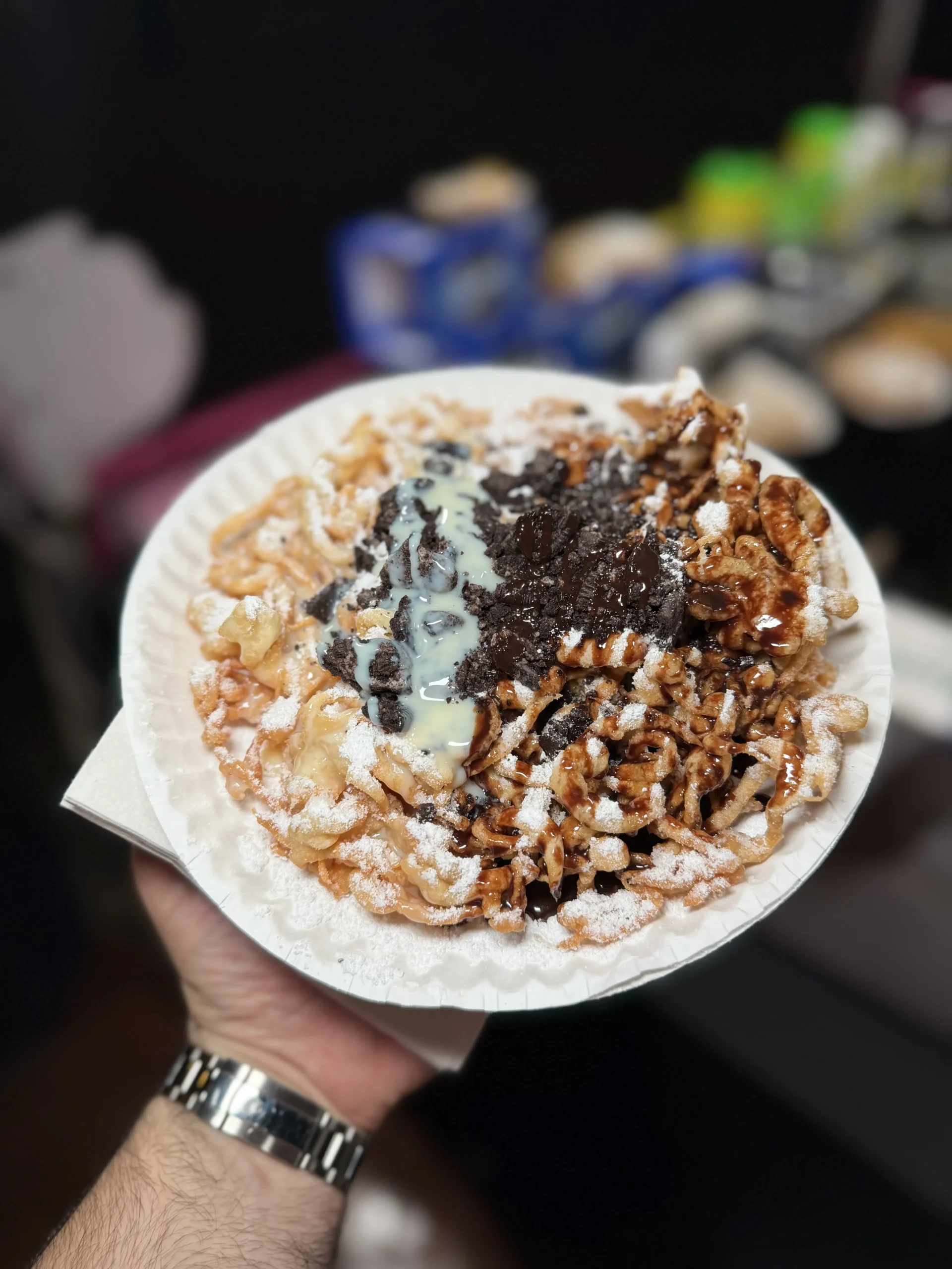 homemade funnel cake