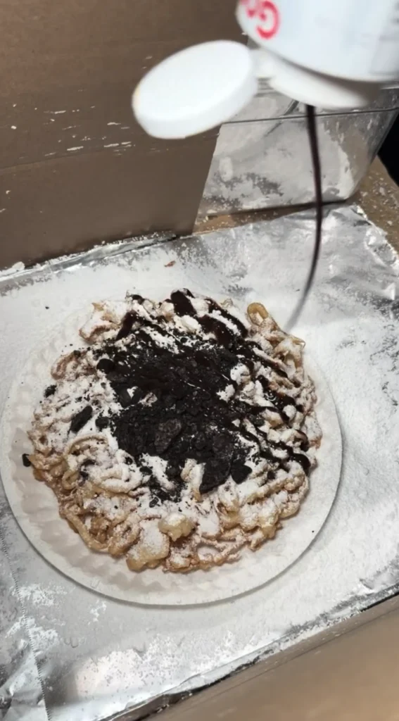 homemade funnel cake